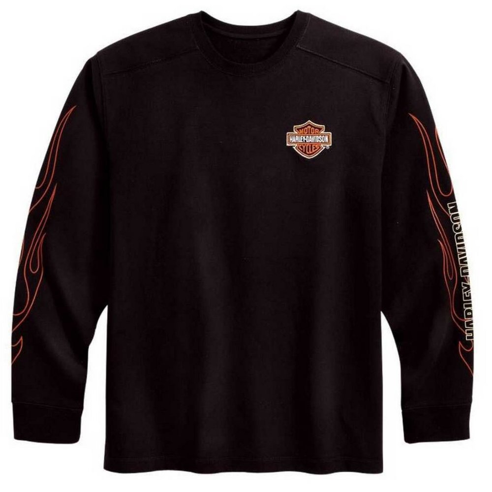 New w/tags Harley-Davidson® Men's Bar & Shield Flames Long Sleeve Tee XL